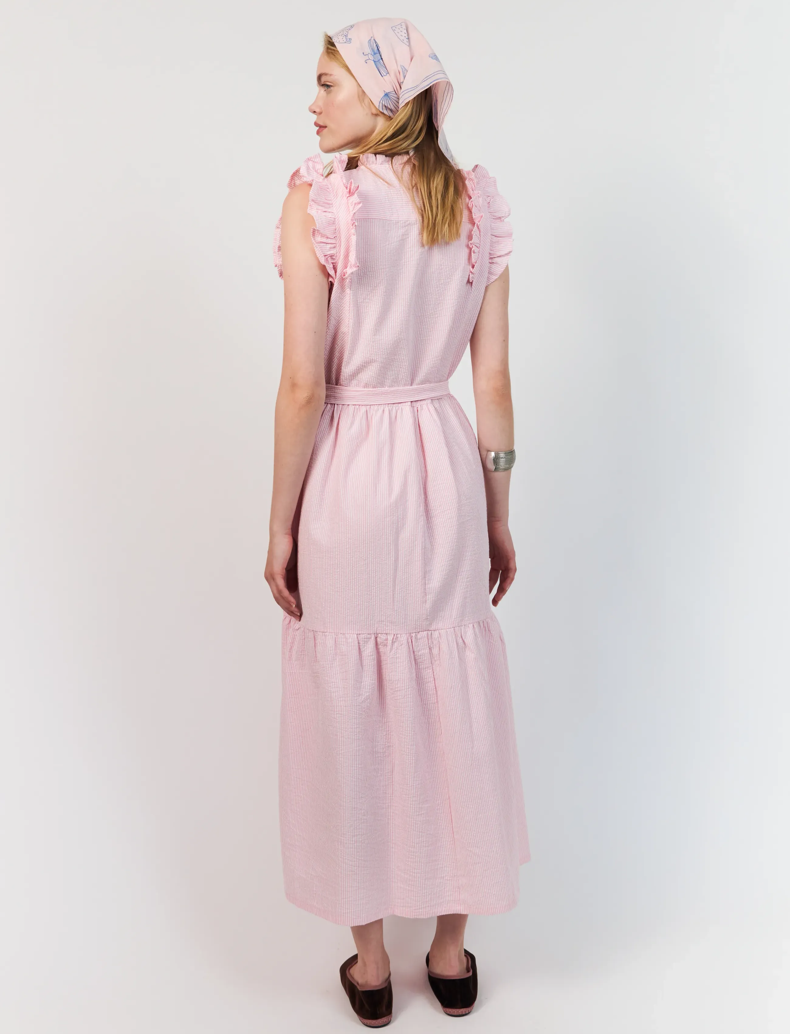 Lollys Laundry - HarrietLL Maxi Dress SL - maxikleider - light pink - 4