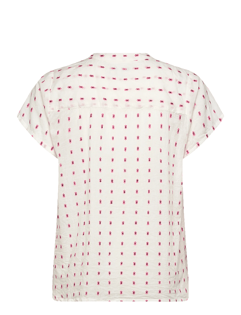 Lollys Laundry - HeatherLL blouse - kurzämlige blusen - creme - 1