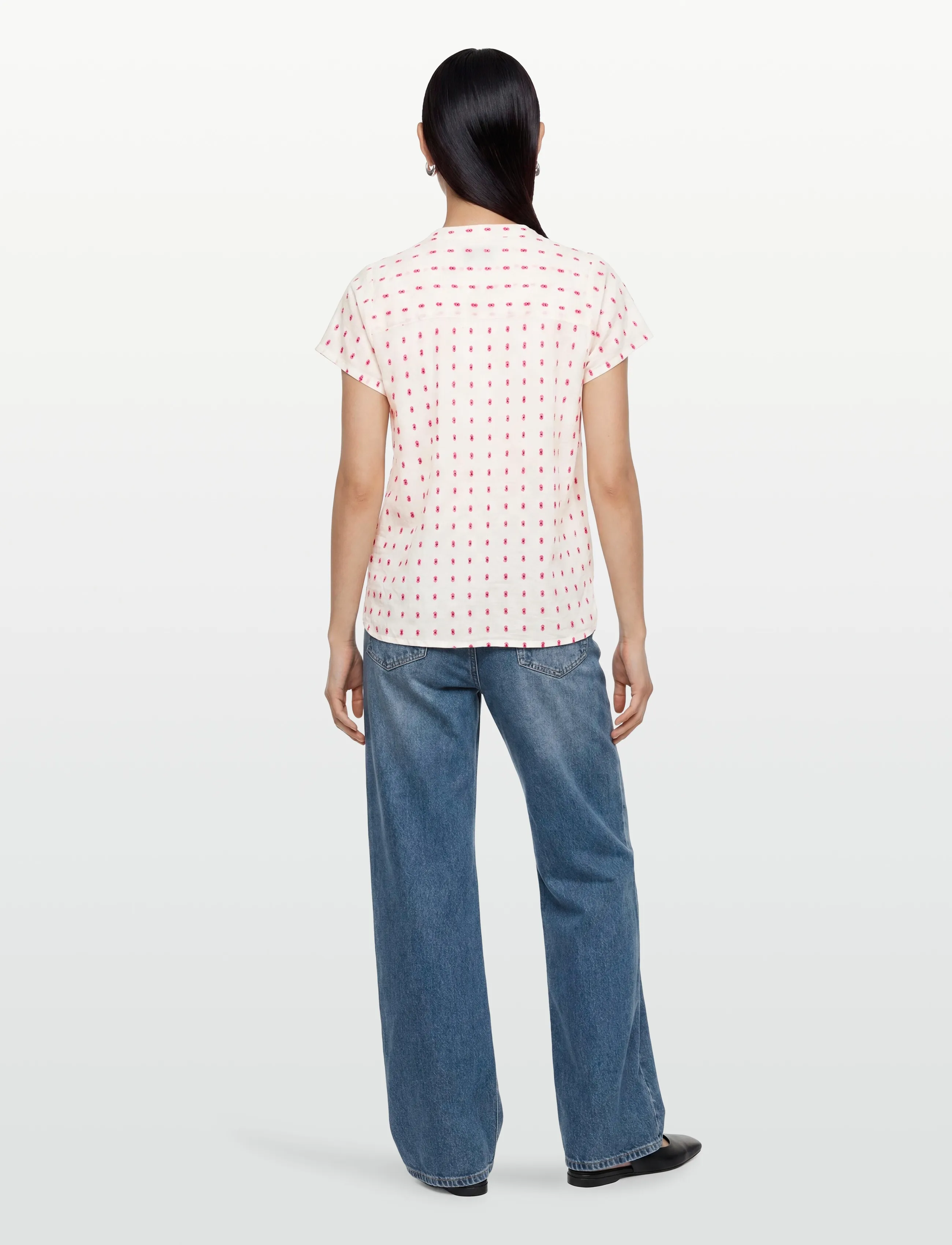 Lollys Laundry - HeatherLL blouse - lühikeste varrukatega pluusid - creme - 4