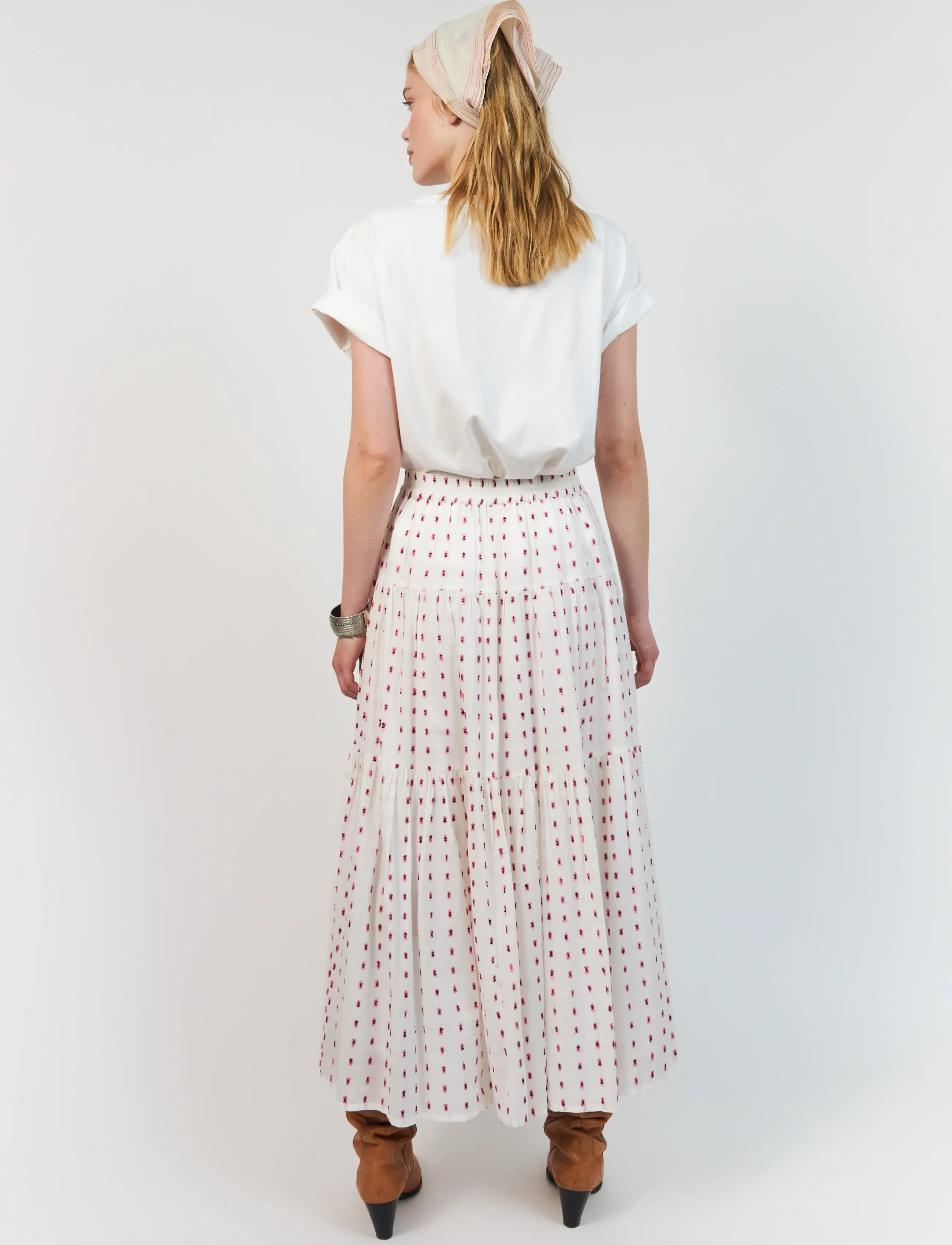 Lollys Laundry - SunsetLL Maxi Skirt - maxi röcke - creme - 3
