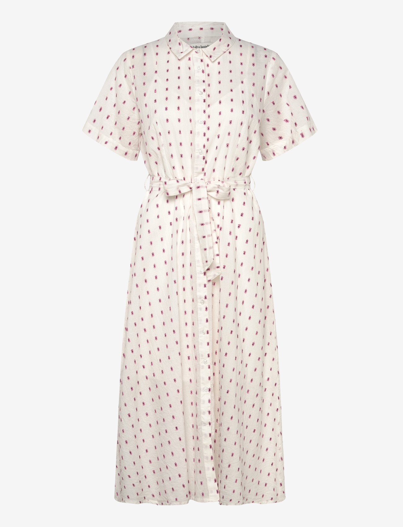 Lollys Laundry - BlakeLL Midi Dress - särkkleidid - creme - 0