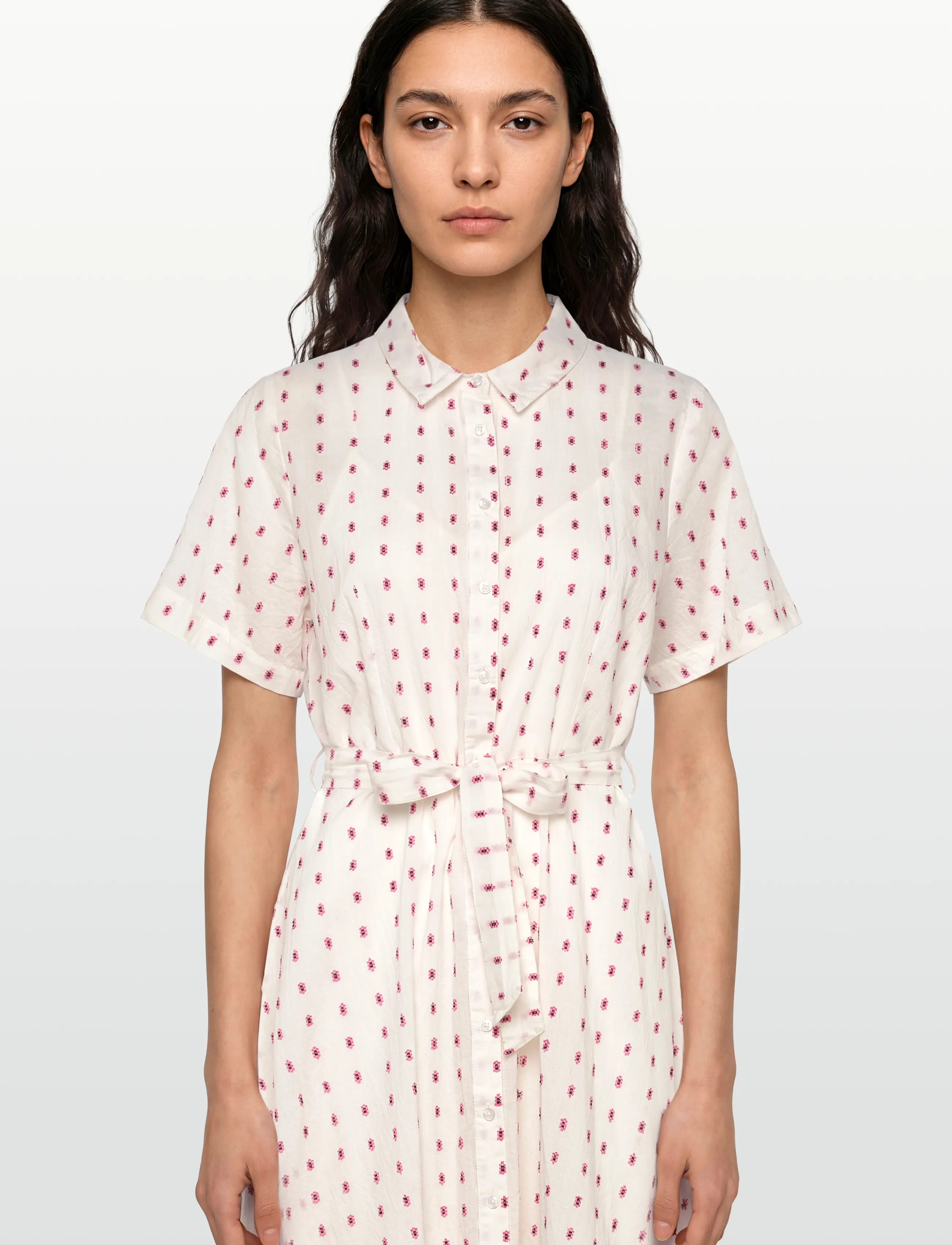 Lollys Laundry - BlakeLL Midi Dress - shirt dresses - creme - 4