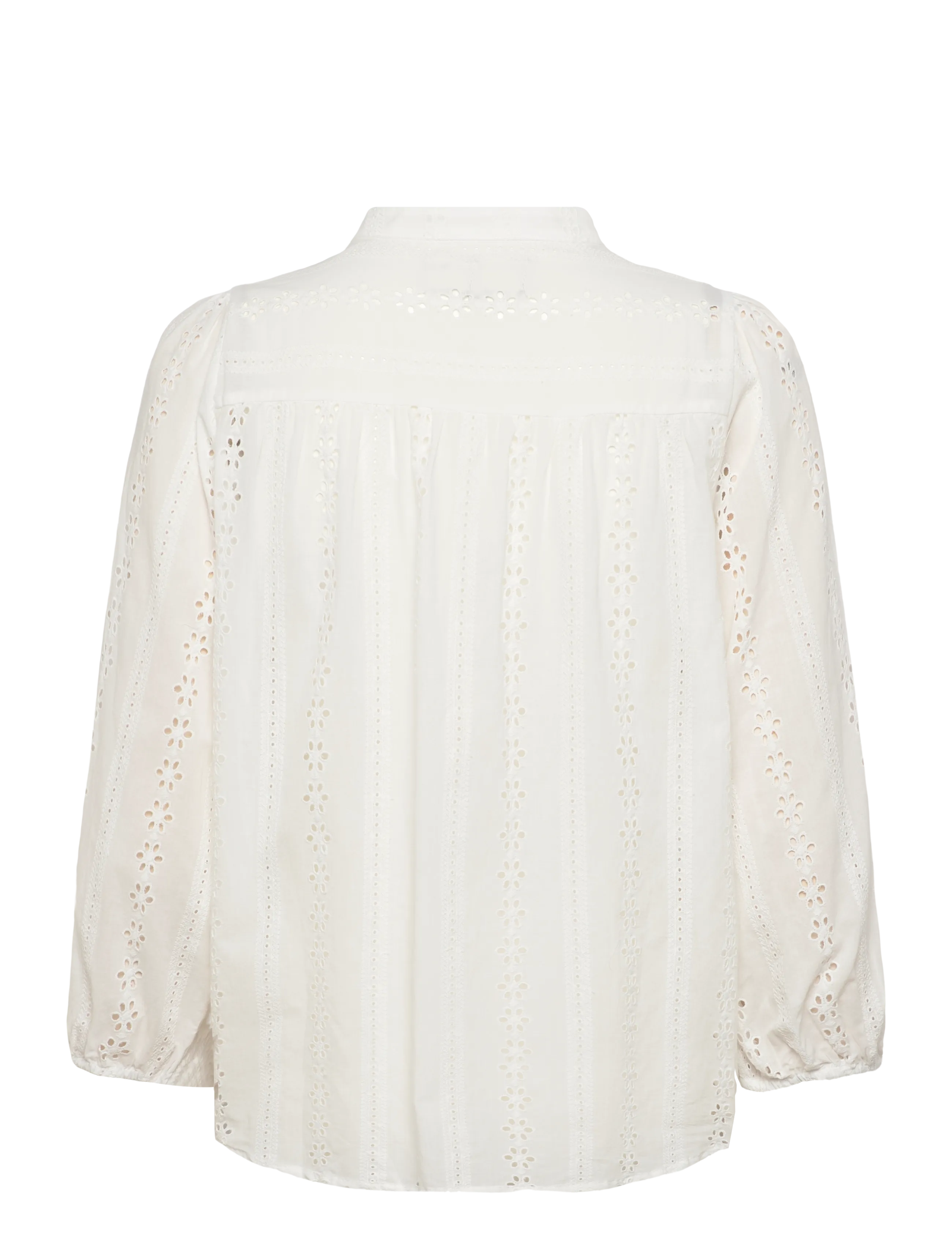 Lollys Laundry - JuneLL Shirt 3/4 - kortärmade skjortor - white - 2