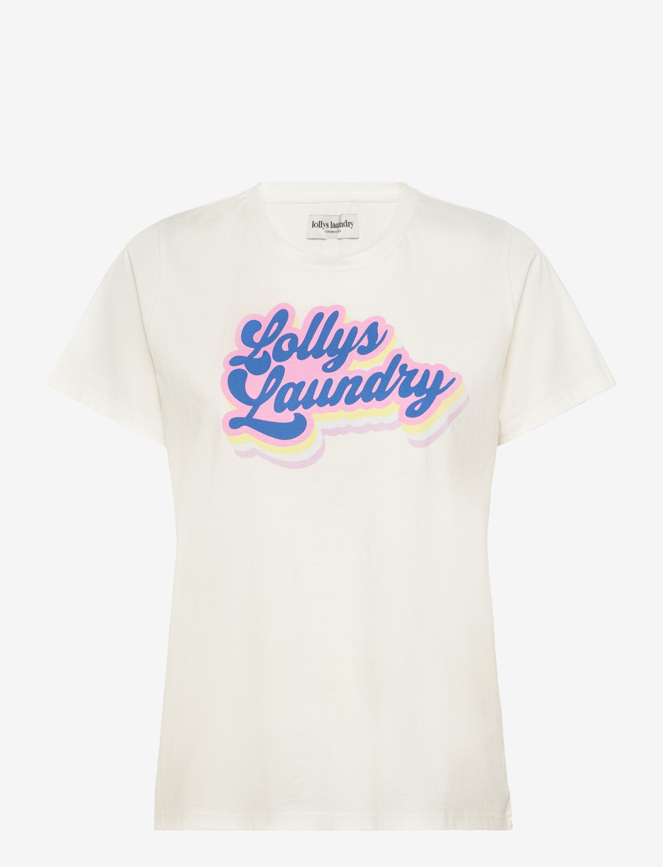 Lollys Laundry - RomaLL Cloud Tee SS - t-shirts - white - 1