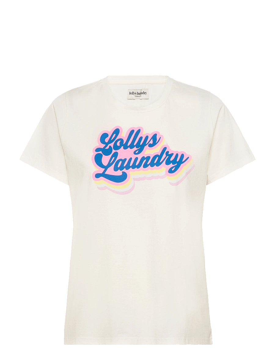 Lollys Laundry - RomaLL Cloud Tee SS - t-krekli - white - 1