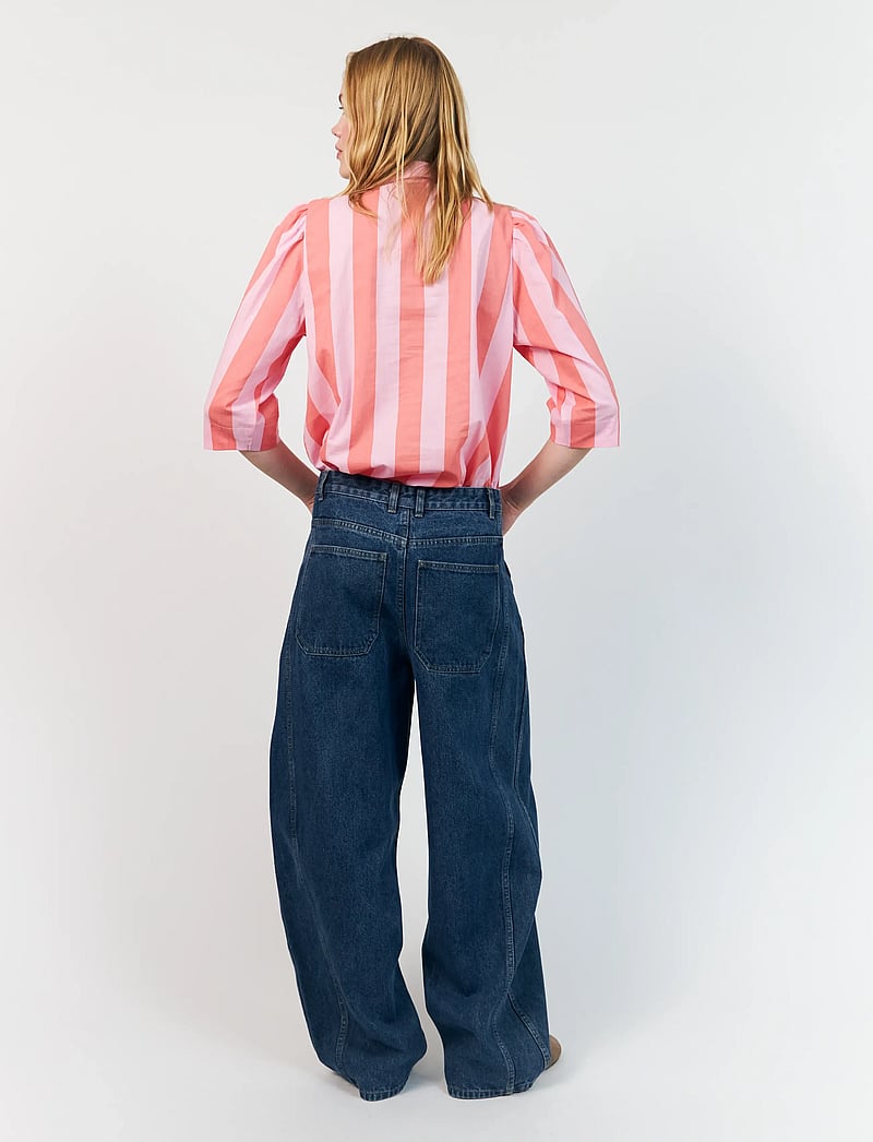 Lollys Laundry - BonoLL Shirt - kortærmede skjorter - light pink - 3