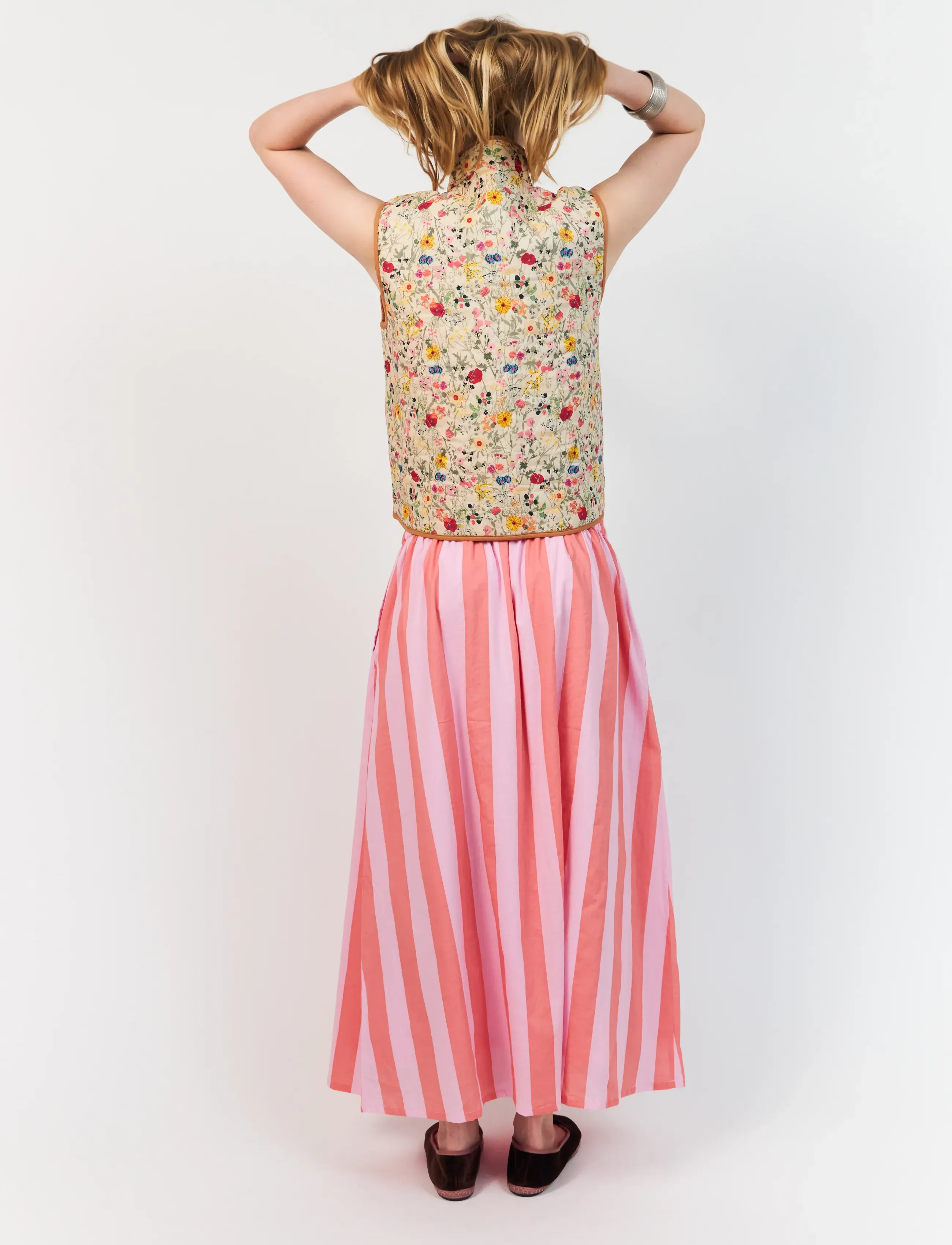 Lollys Laundry - AkaneLL Maxi skirt - lange rokken - light pink - 3