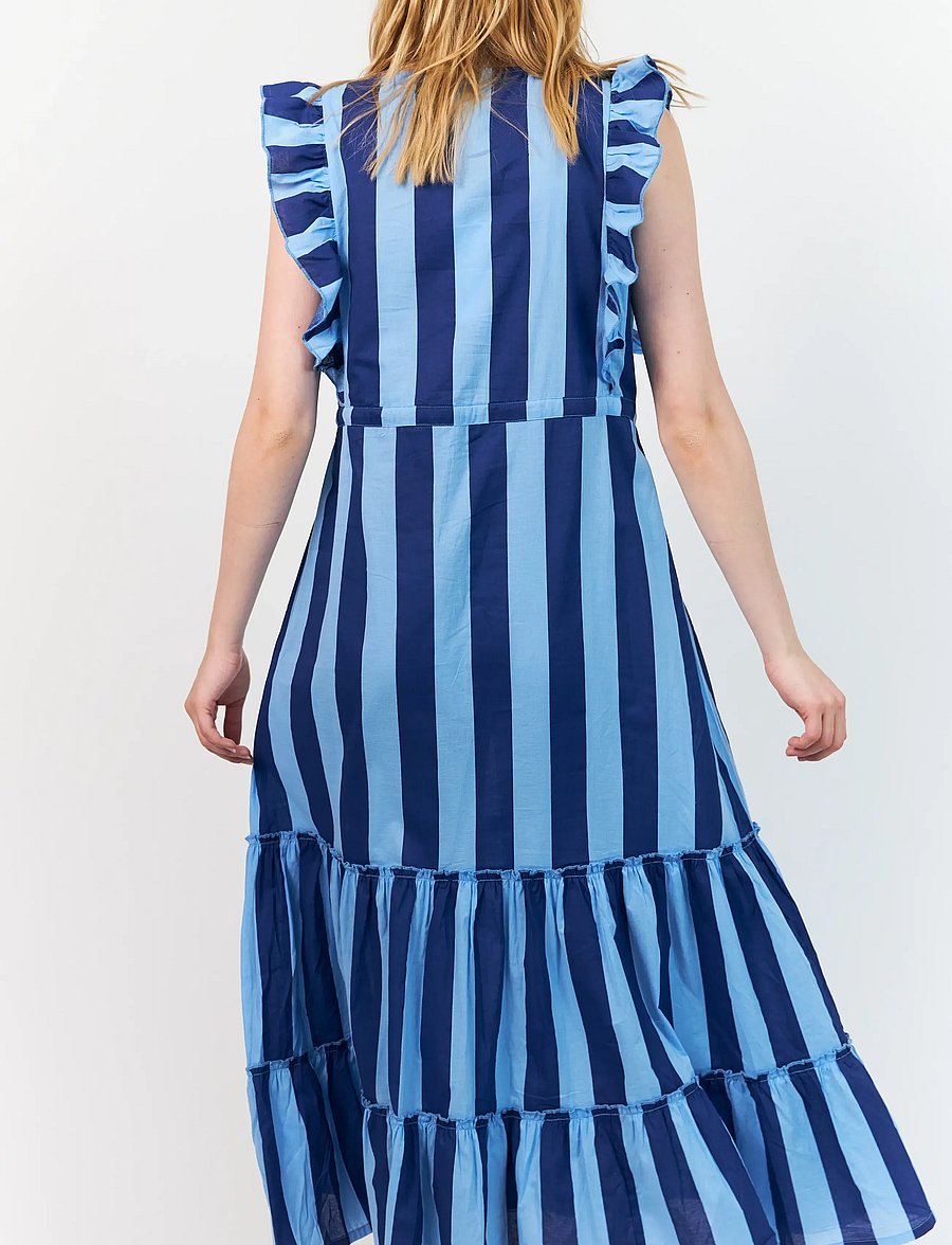 Lollys Laundry - SamoLL Midi Dress - robes d'été - blue - 3