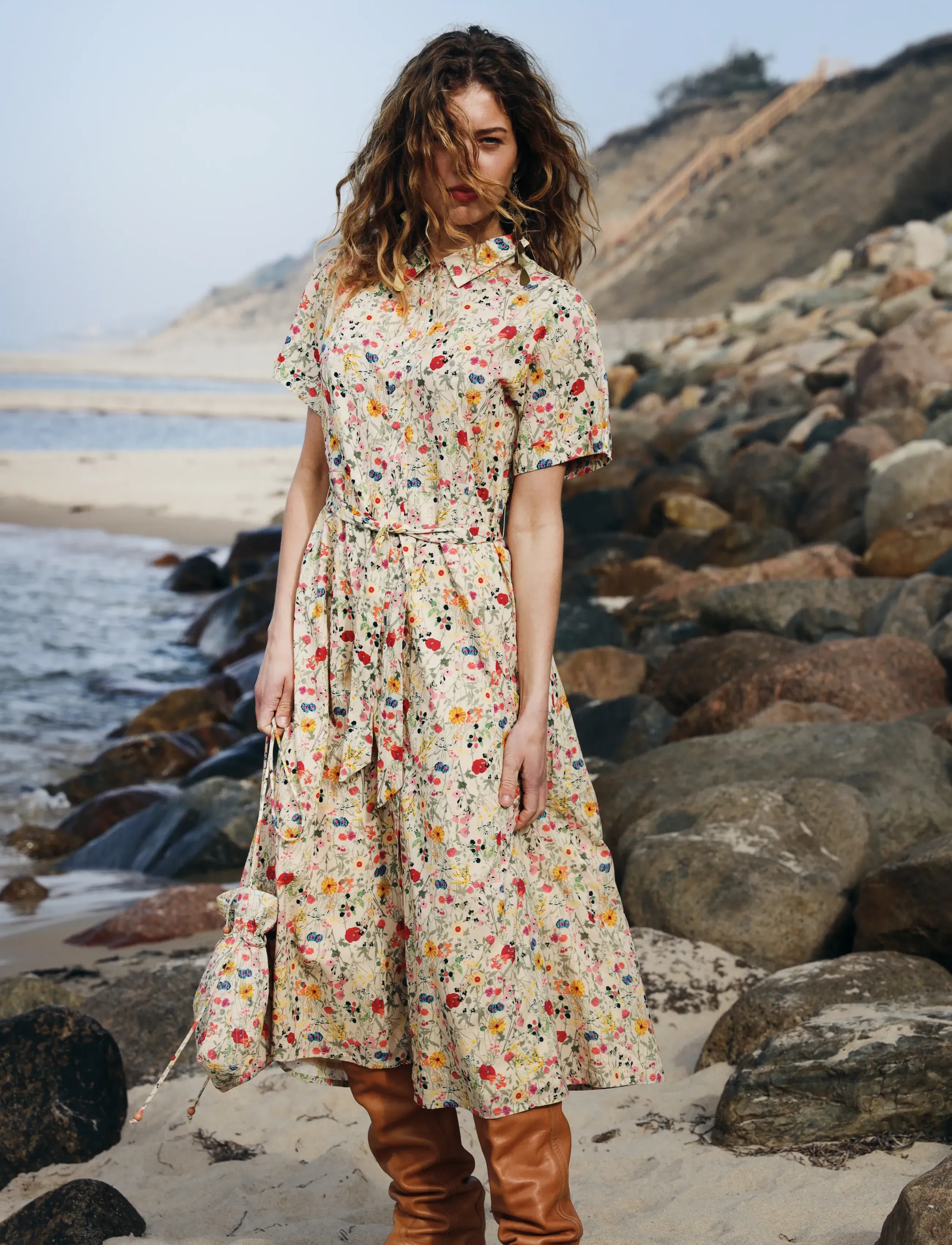 Lollys Laundry - BlakeLL Midi Dress SS - sommerkleider - flower print - 3