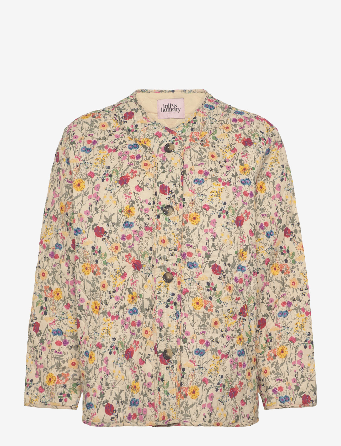 Lollys Laundry - LilyLL Quilted Jacket LS - forårsjakker - flower print - 1