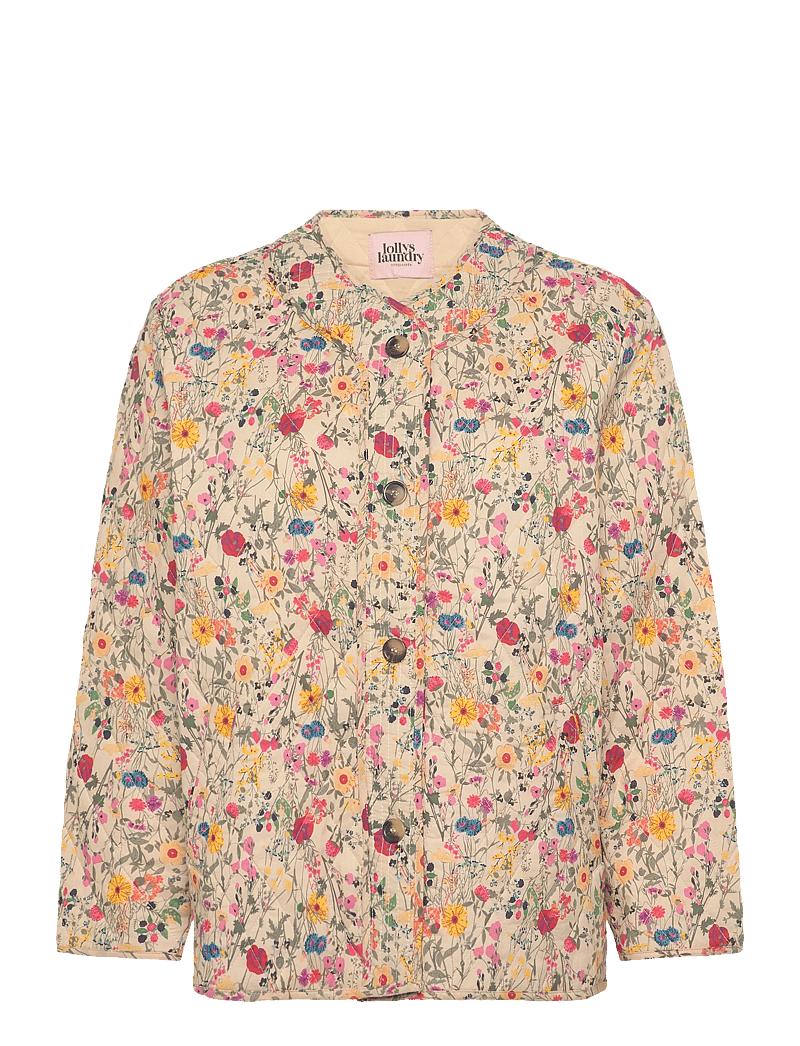Lollys Laundry - LilyLL Quilted Jacket LS - forårsjakker - flower print - 1