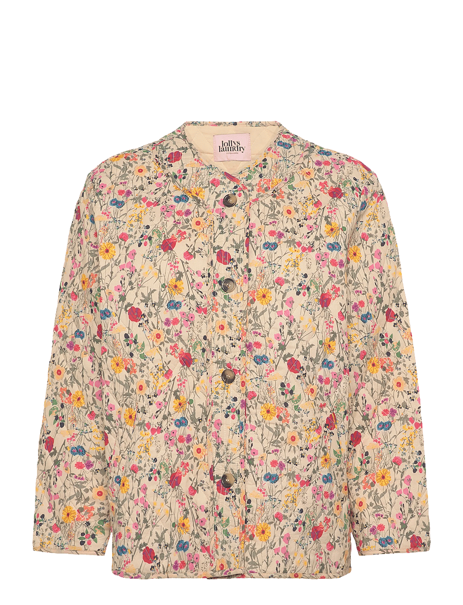 Lollys Laundry - LilyLL Quilted Jacket LS - frühlingsjacken - flower print - 1