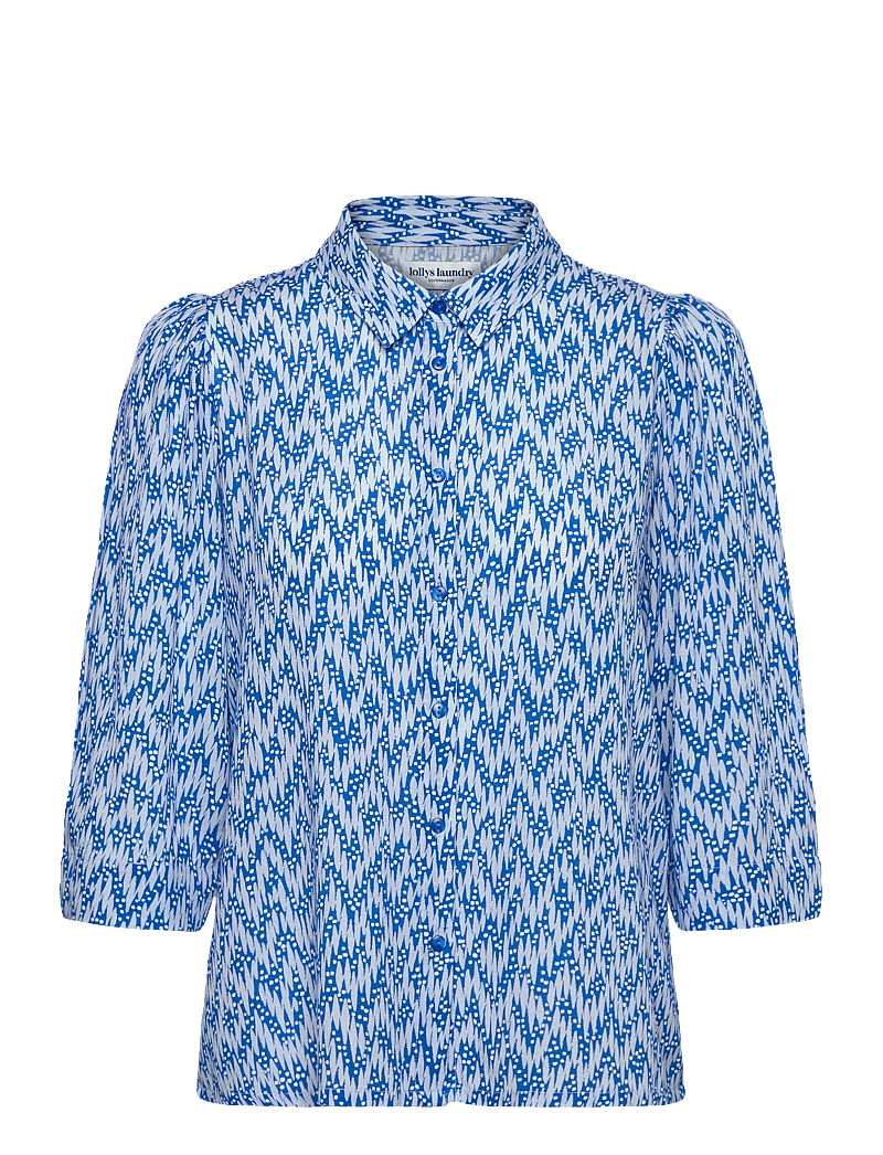 Lollys Laundry - BonoLL Shirt SS - kurzärmlige hemden - blue - 1
