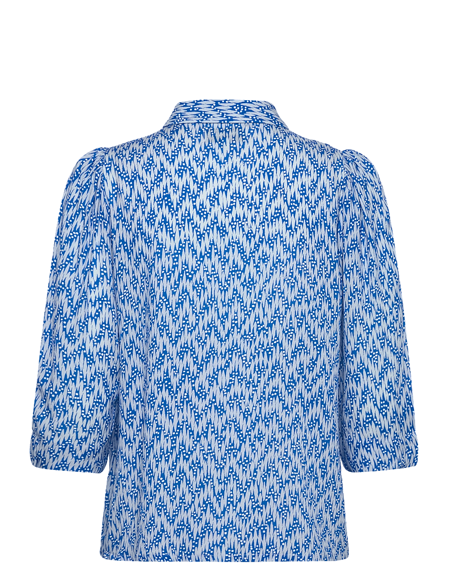 Lollys Laundry - BonoLL Shirt SS - kurzärmlige hemden - blue - 2