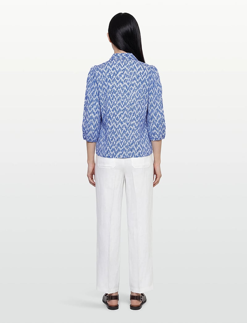 Lollys Laundry - BonoLL Shirt SS - kurzärmlige hemden - blue - 4