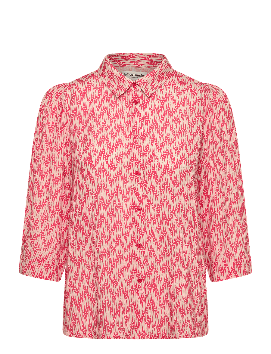 Lollys Laundry - BonoLL Shirt SS - kurzärmlige hemden - pink - 0