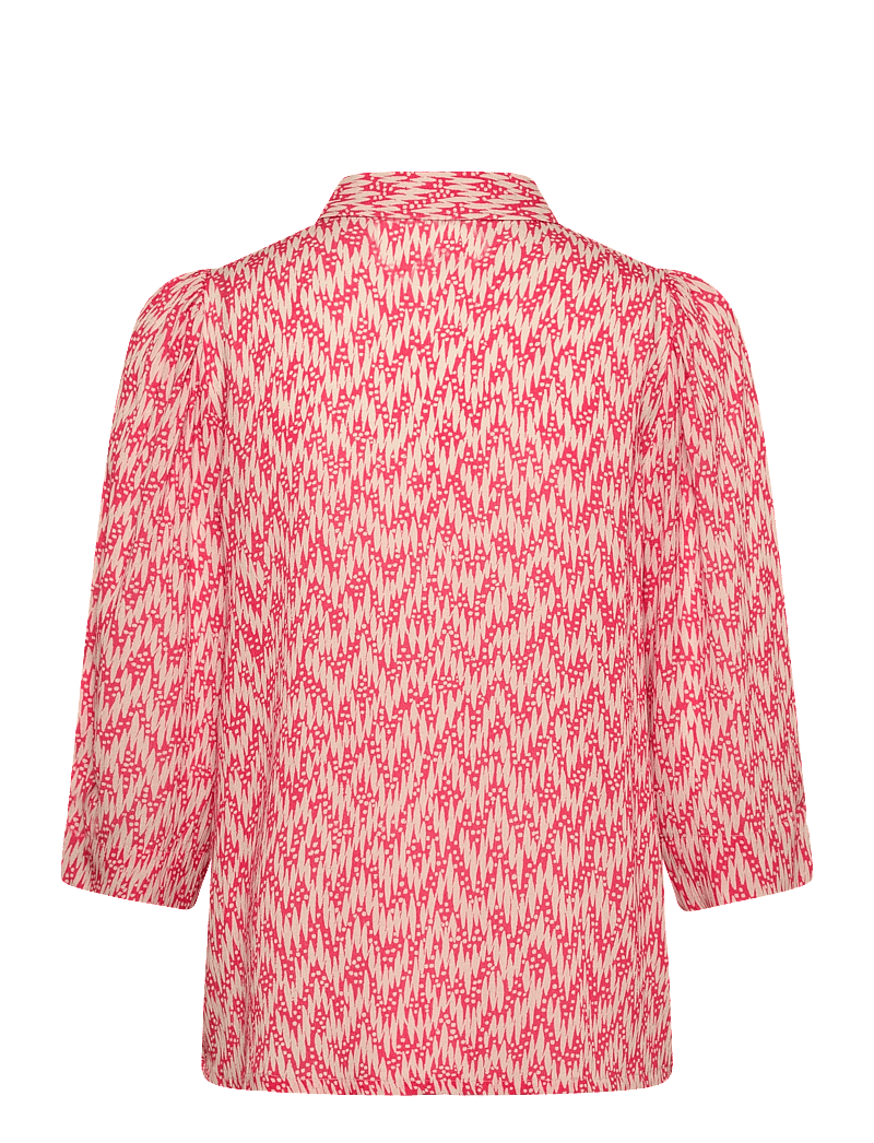Lollys Laundry - BonoLL Shirt SS - kurzärmlige hemden - pink - 1