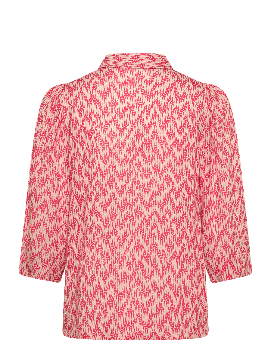 Lollys Laundry - BonoLL Shirt SS - kurzärmlige hemden - pink - 1