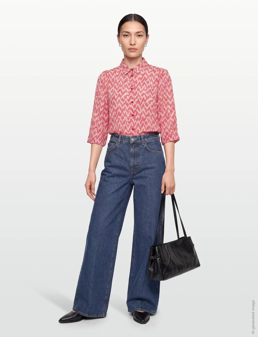 Lollys Laundry - BonoLL Shirt SS - kurzärmlige hemden - pink - 0