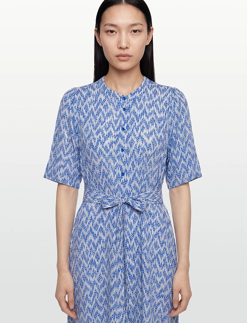 Lollys Laundry - MataLL Midi Dress SS - hemdkleider - blue - 3