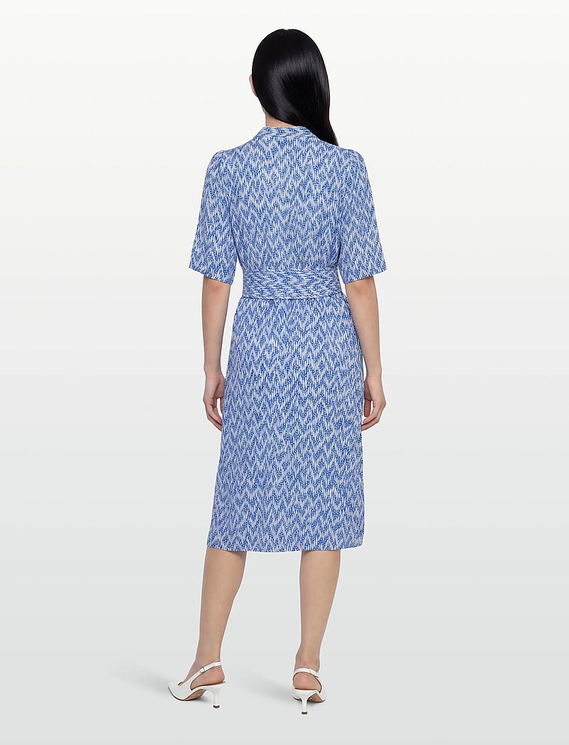 Lollys Laundry - MataLL Midi Dress SS - hemdkleider - blue - 4