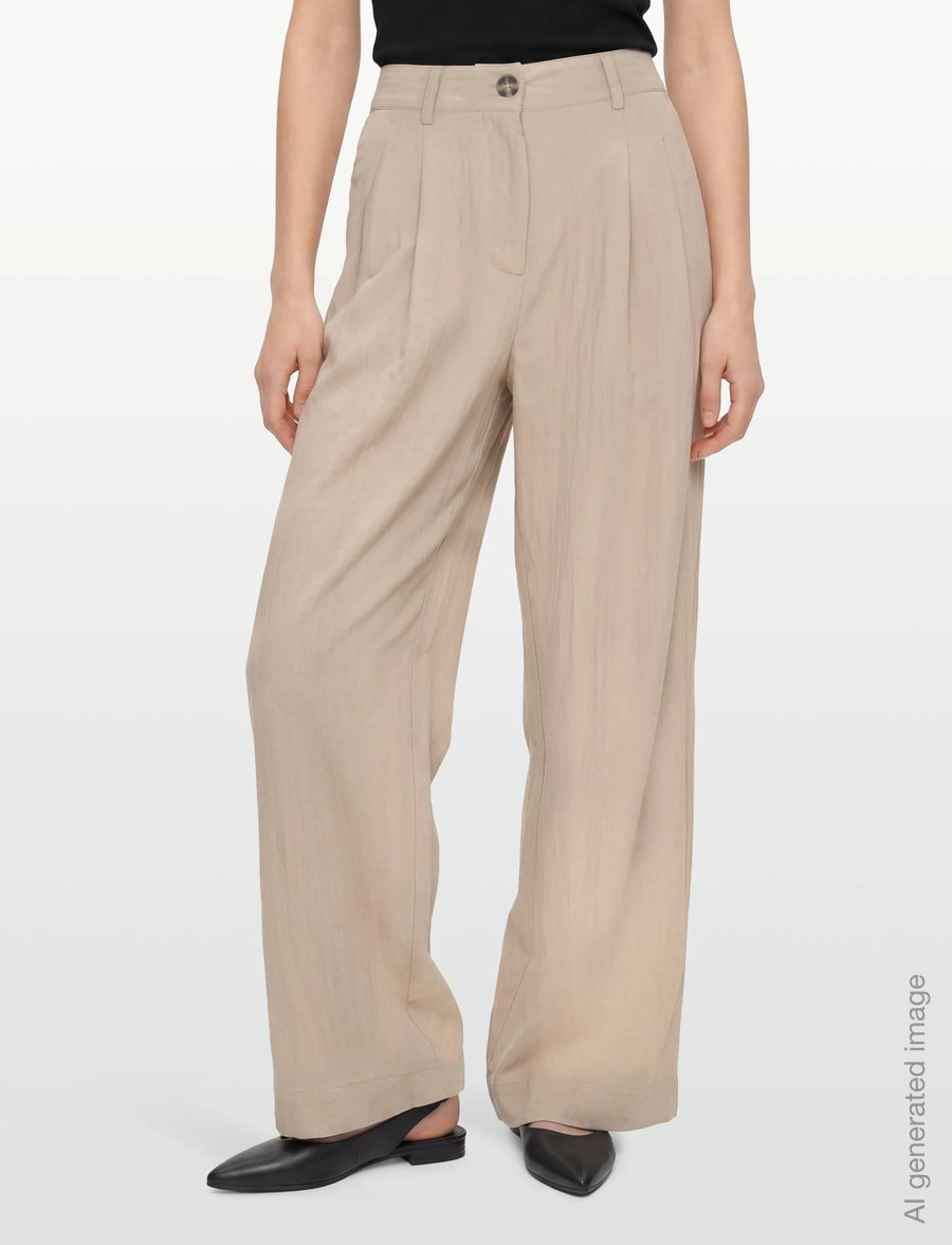 Lollys Laundry - MiloLL Pants - culottes-housut - beige - 3