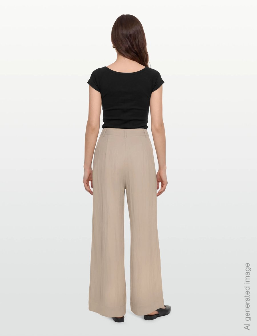 Lollys Laundry - MiloLL Pants - culottes-housut - beige - 4