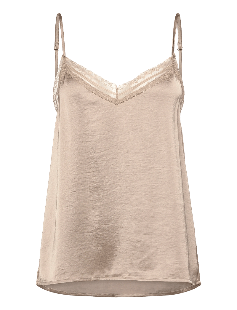Lollys Laundry - VianeLL Top - tanktops - beige - 1