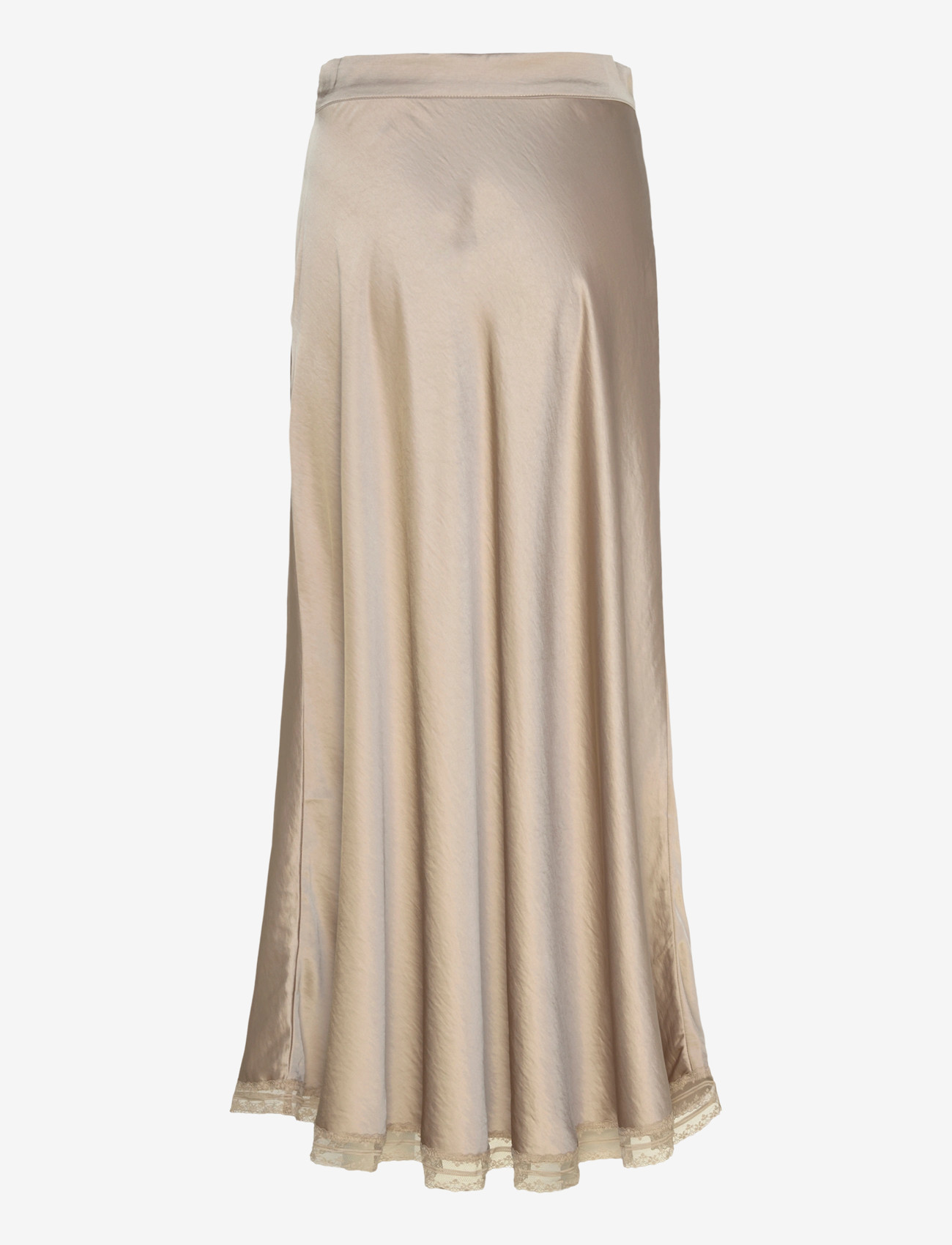 Lollys Laundry - MioLL Midi Skirt - maxi nederdele - beige - 2