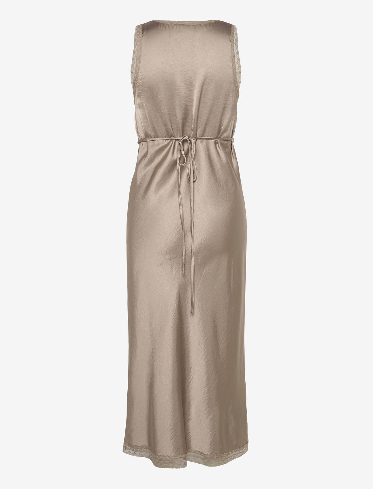 Lollys Laundry - ClariLL Midi Dress SL - slip dresses - beige - 2