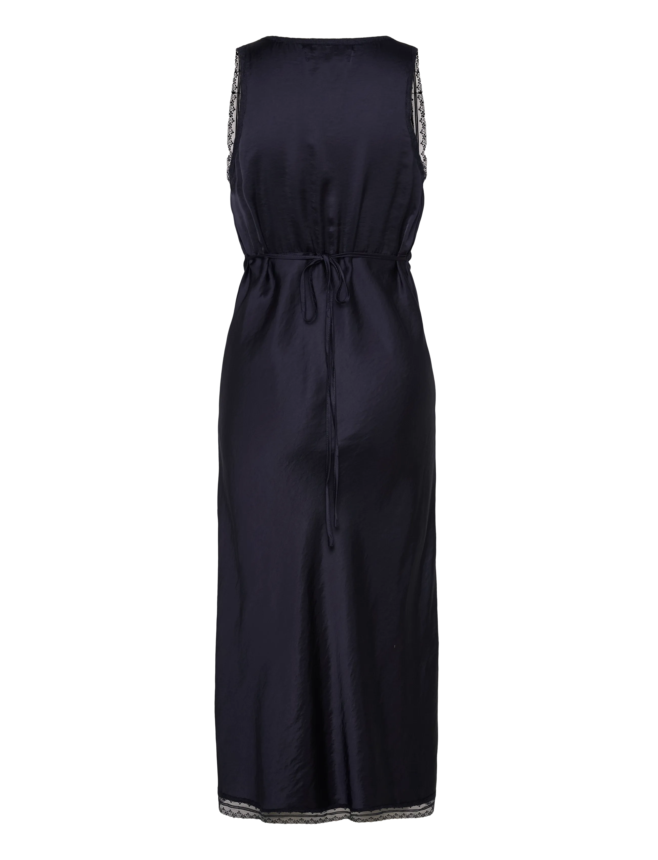 Lollys Laundry - ClariLL Midi Dress SL - slip dresses - dark blue - 2