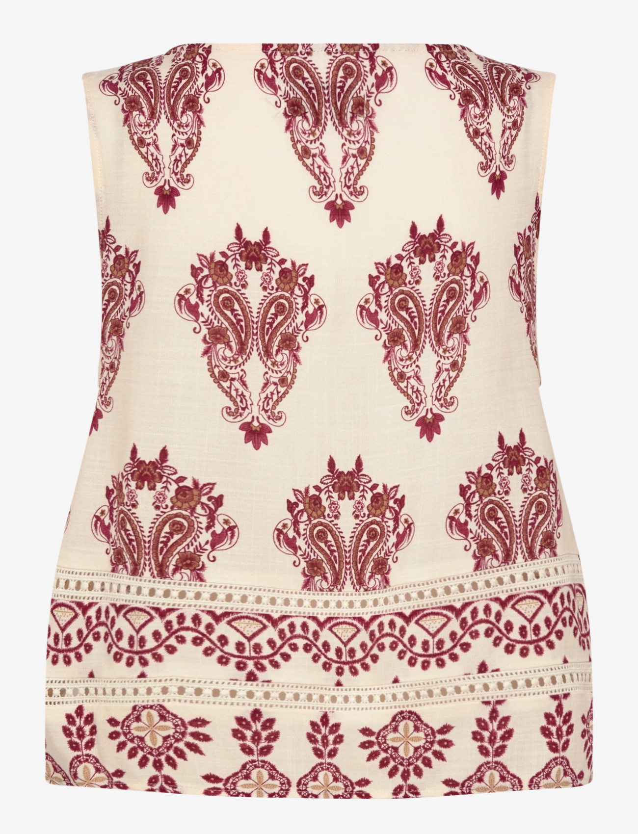 Lollys Laundry - PiaLL Top SL - sleeveless blouses - creme - 2