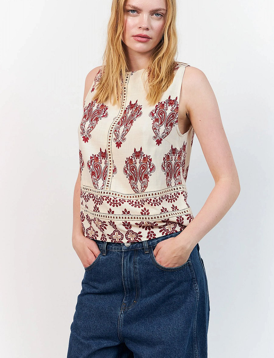 Lollys Laundry - PiaLL Top SL - Ärmlösa blusar - creme - 0