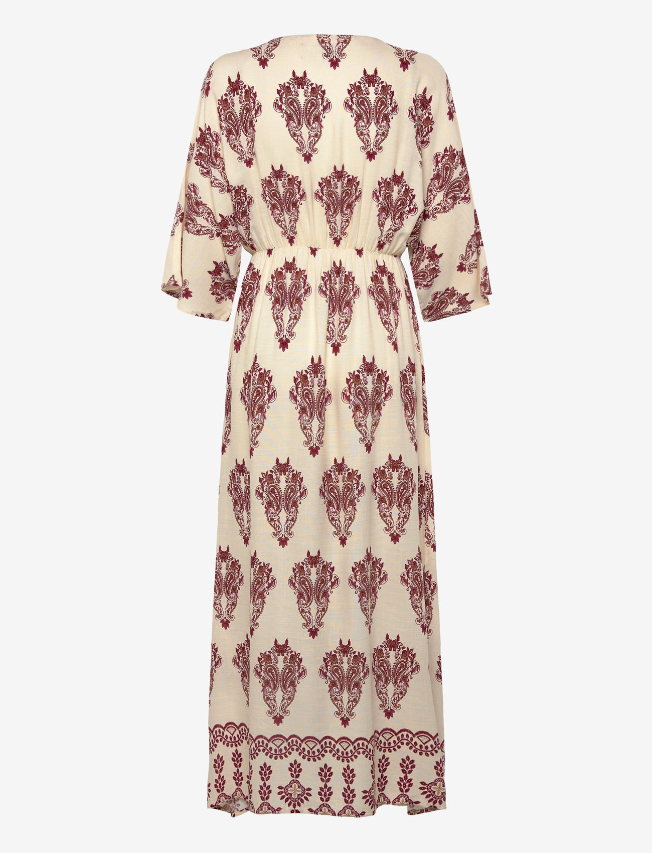 Lollys Laundry - SavannahLL Maxi Dress 3/4 - sommerkjoler - creme - 1