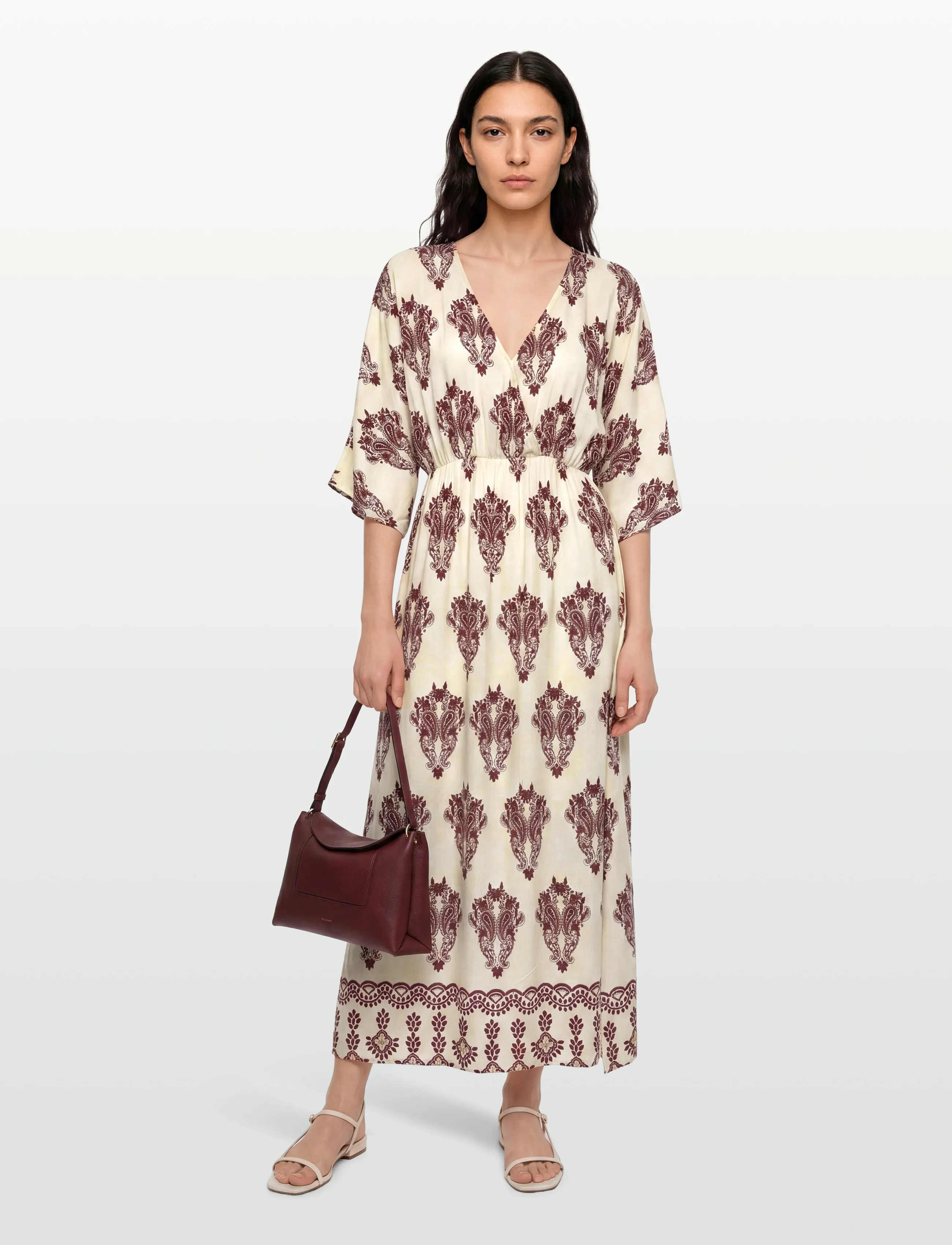 Lollys Laundry SavannahLL Maxi Dress 3/4 - Modetrends - CREME / cream