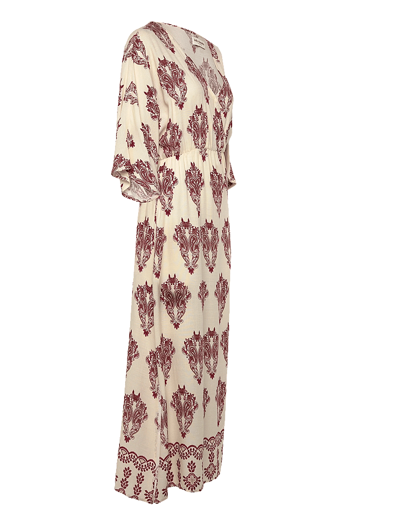 Lollys Laundry - SavannahLL Maxi Dress 3/4 - sommerkjoler - creme - 2