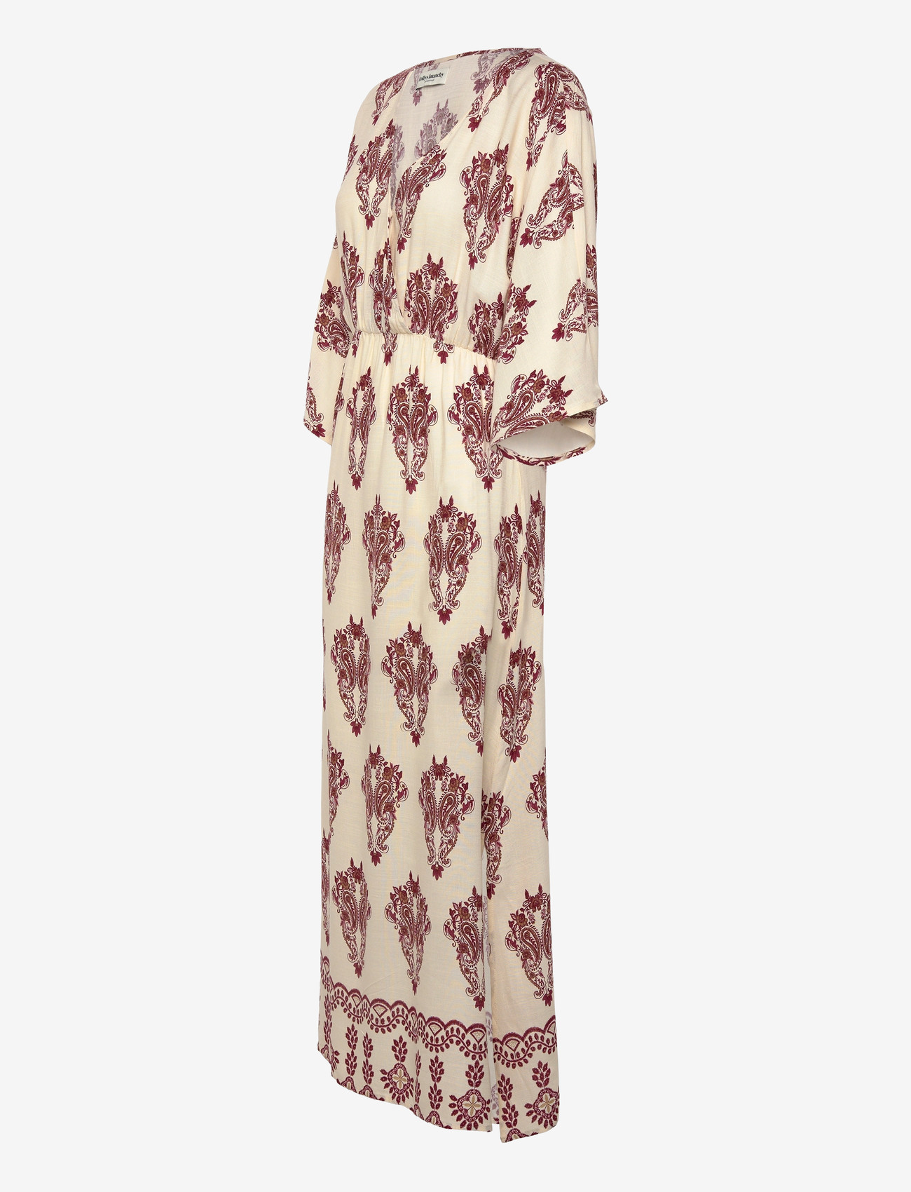 Lollys Laundry - SavannahLL Maxi Dress 3/4 - sommerkjoler - creme - 3
