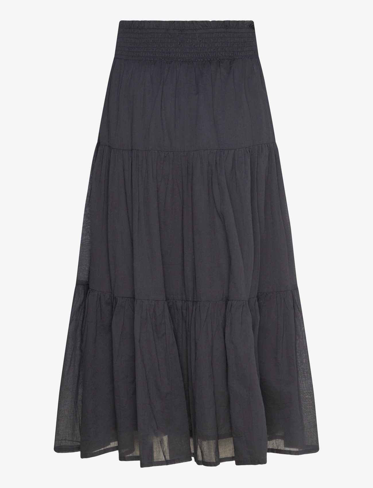 Lollys Laundry - DiamondLL Maxi Skirt - maxi nederdele - washed black - 1