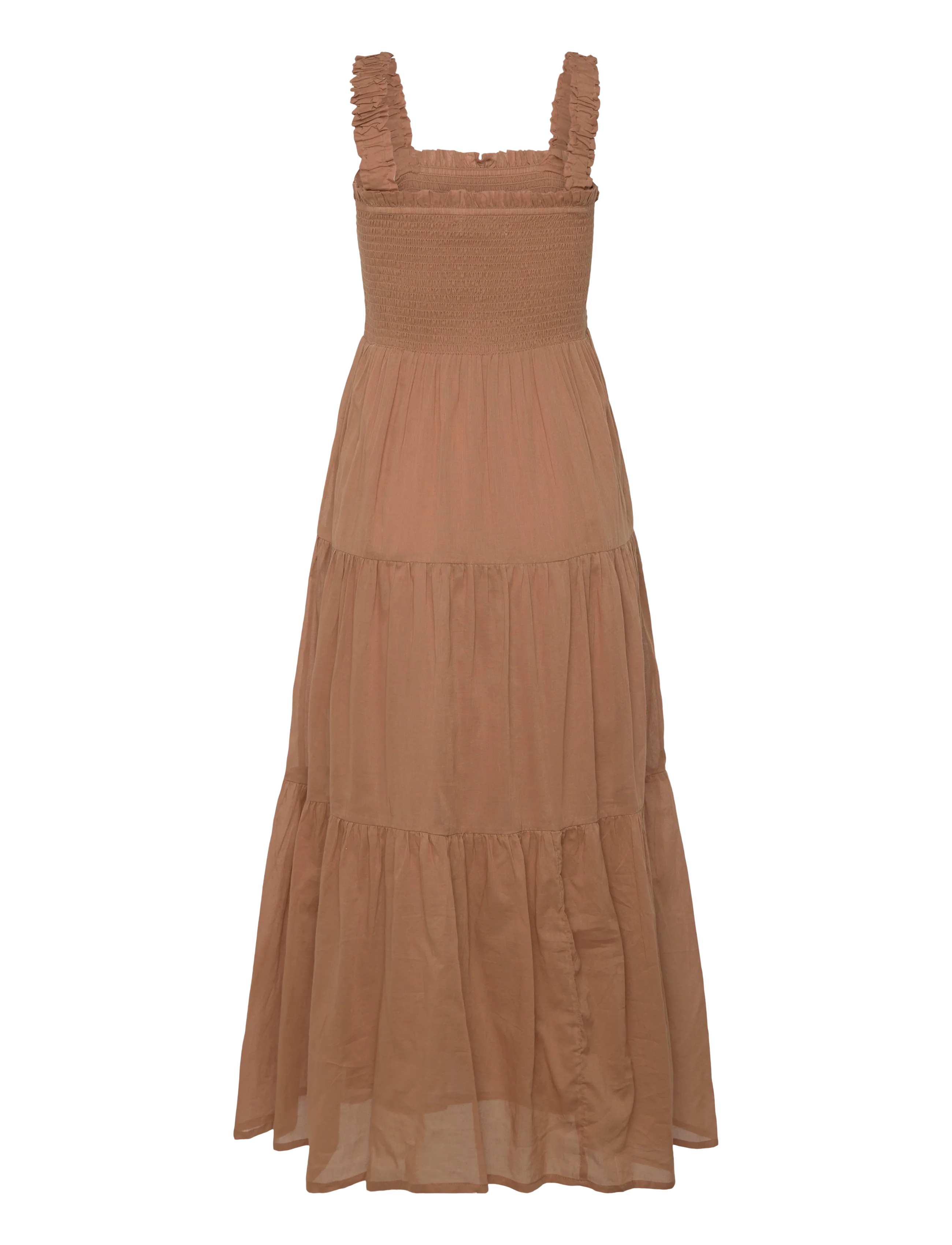 Lollys Laundry - NudaLL Maxi Dress SL - maxi kjoler - camel - 2