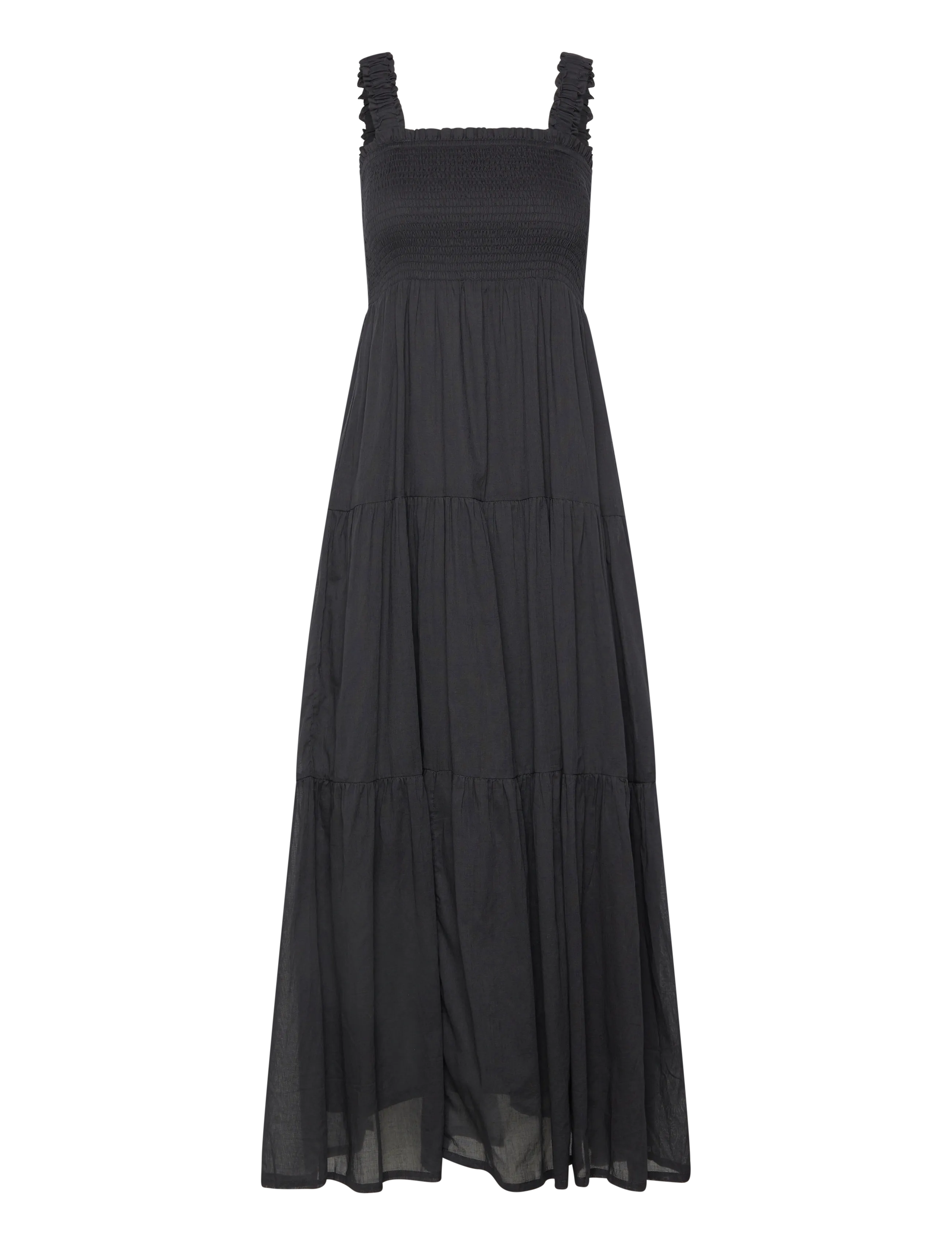 Lollys Laundry NudaLL Maxi Dress SL - Skandinaavia mood - WASHED BLACK / black