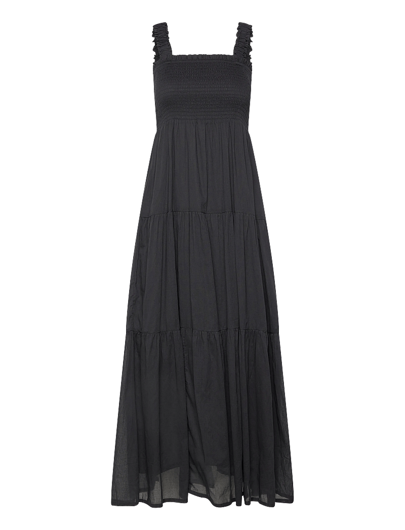 Lollys Laundry - NudaLL Maxi Dress SL - maxi kjoler - washed black - 0