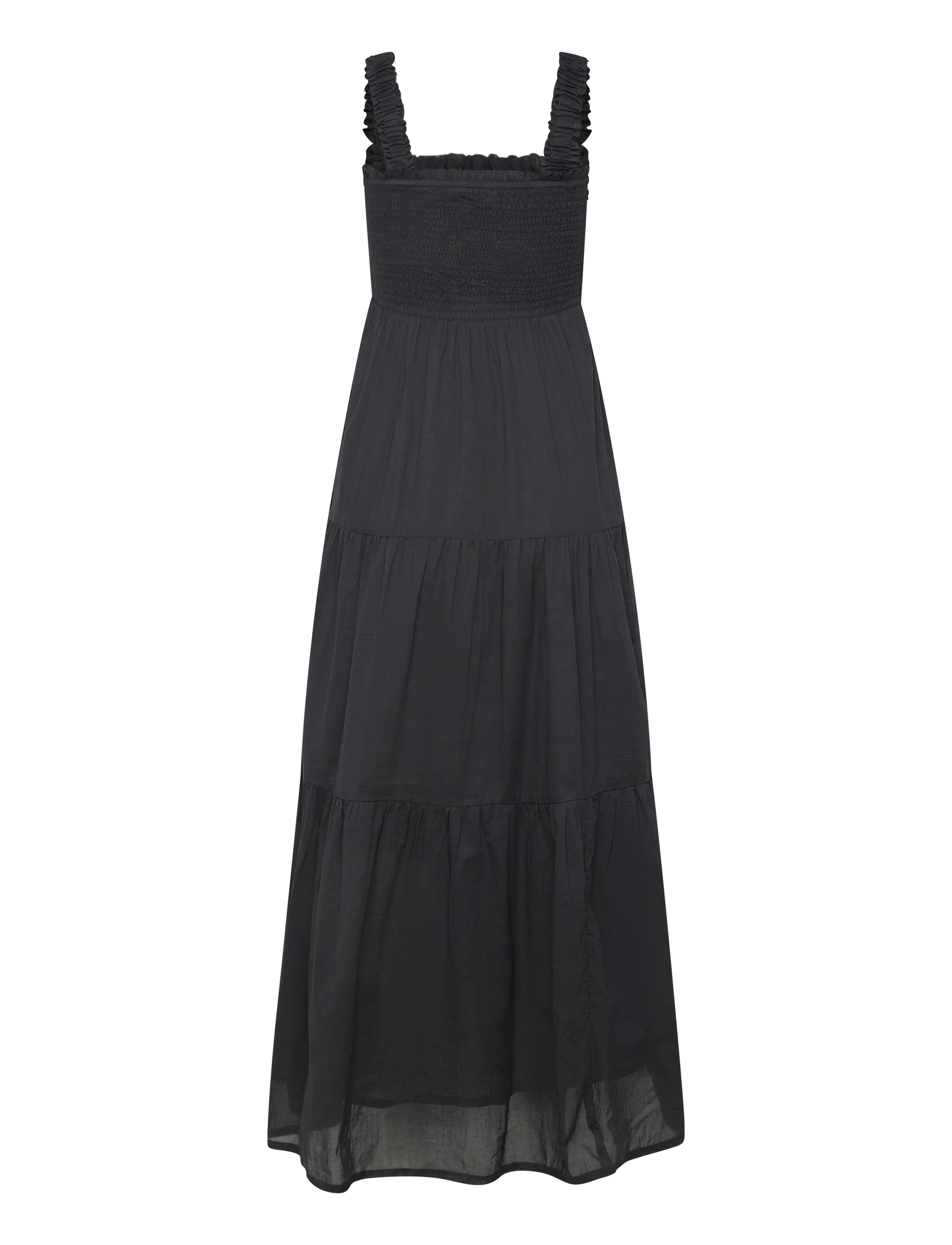 Lollys Laundry - NudaLL Maxi Dress SL - maksikleidid - washed black - 1