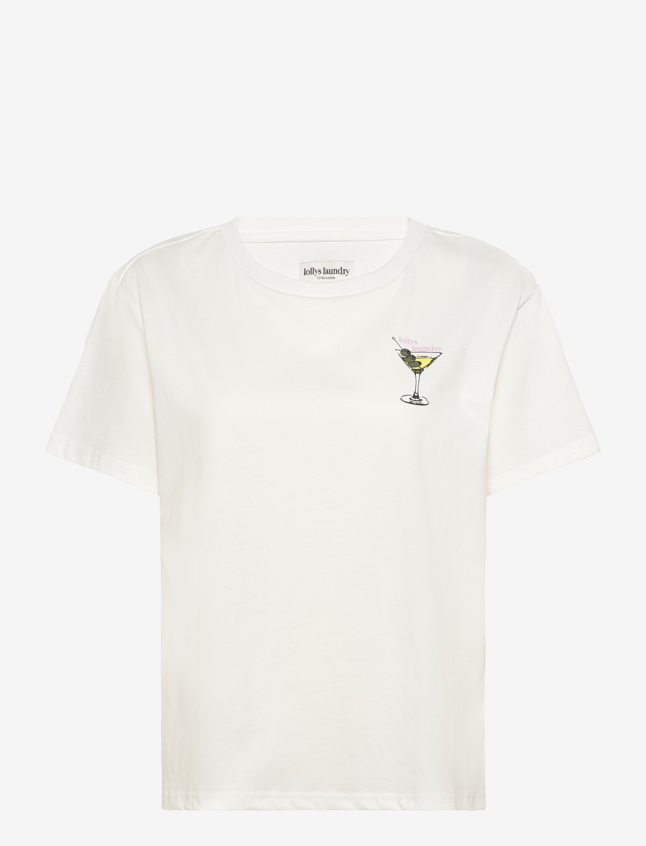 Lollys Laundry - EleanorLL Tee SS - t-shirts - white - 1