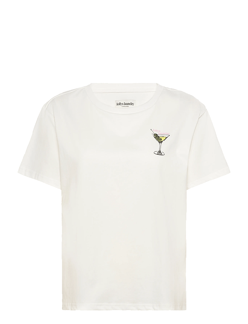 Lollys Laundry - EleanorLL Tee SS - t-shirts - white - 1