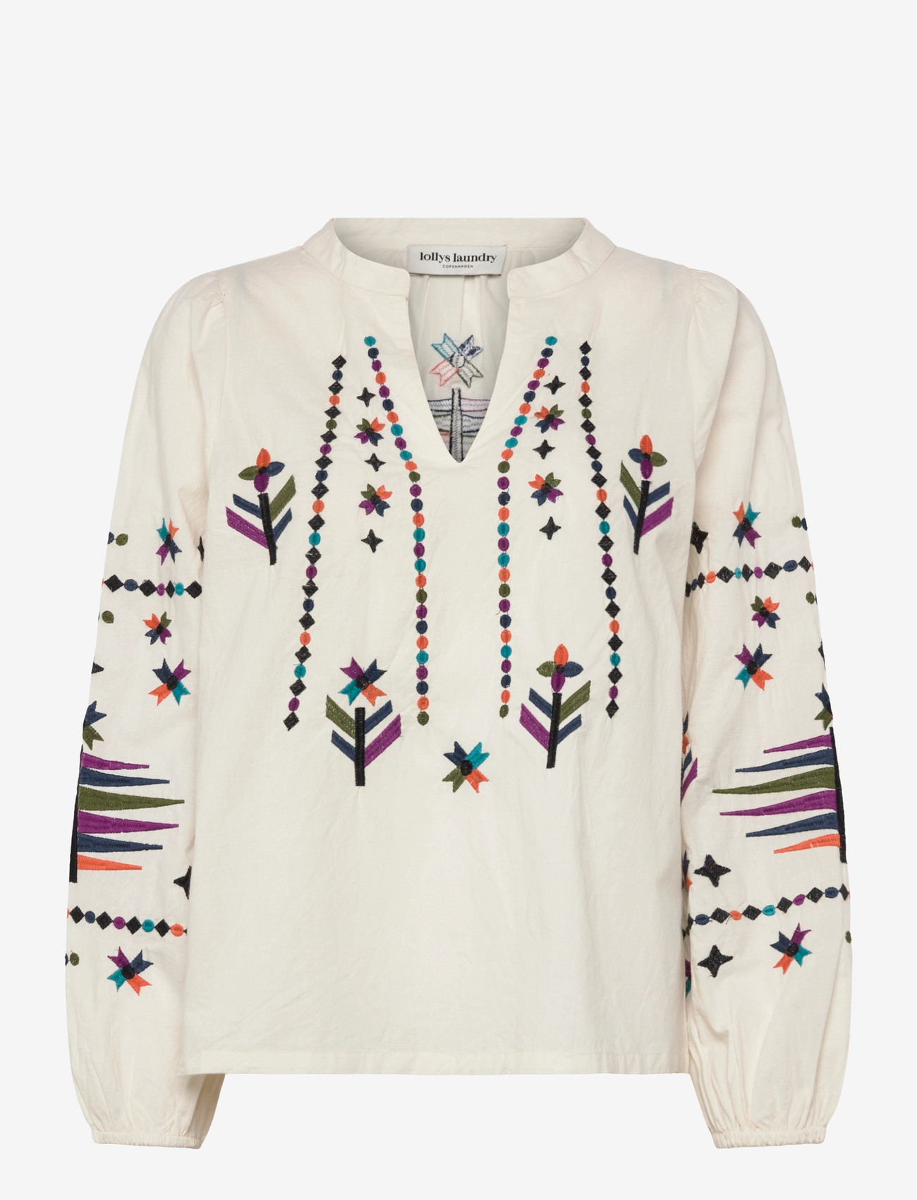 Lollys Laundry - BonnieLL Shirt LS - langærmede bluser - white - 1