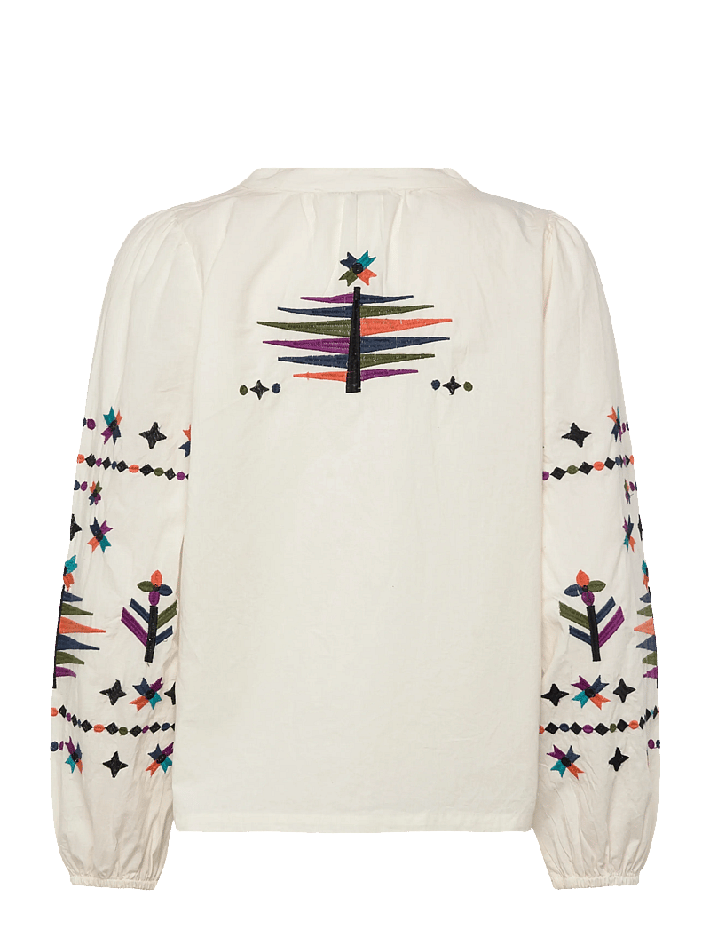 Lollys Laundry - BonnieLL Shirt LS - langærmede bluser - white - 2