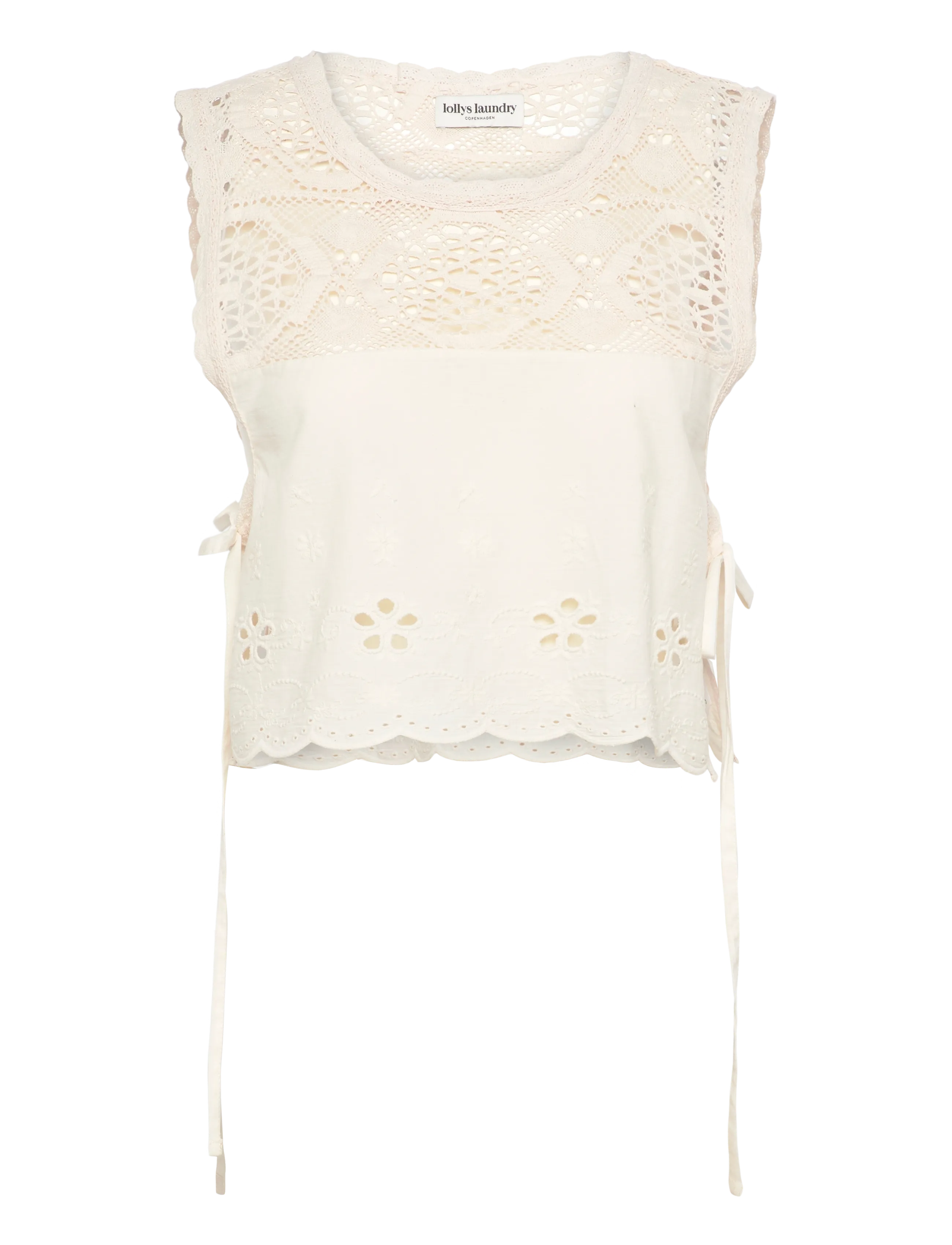 LOLLYS LAUNDRY Portobelloll Oberteil Sl Weiß - XS - Damen
