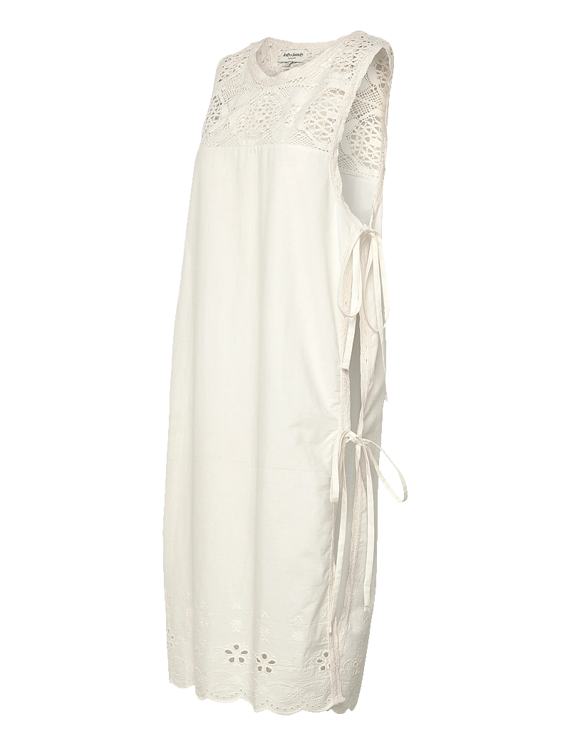 Lollys Laundry - BelloLL Top Long SL - tunikaer - white - 2