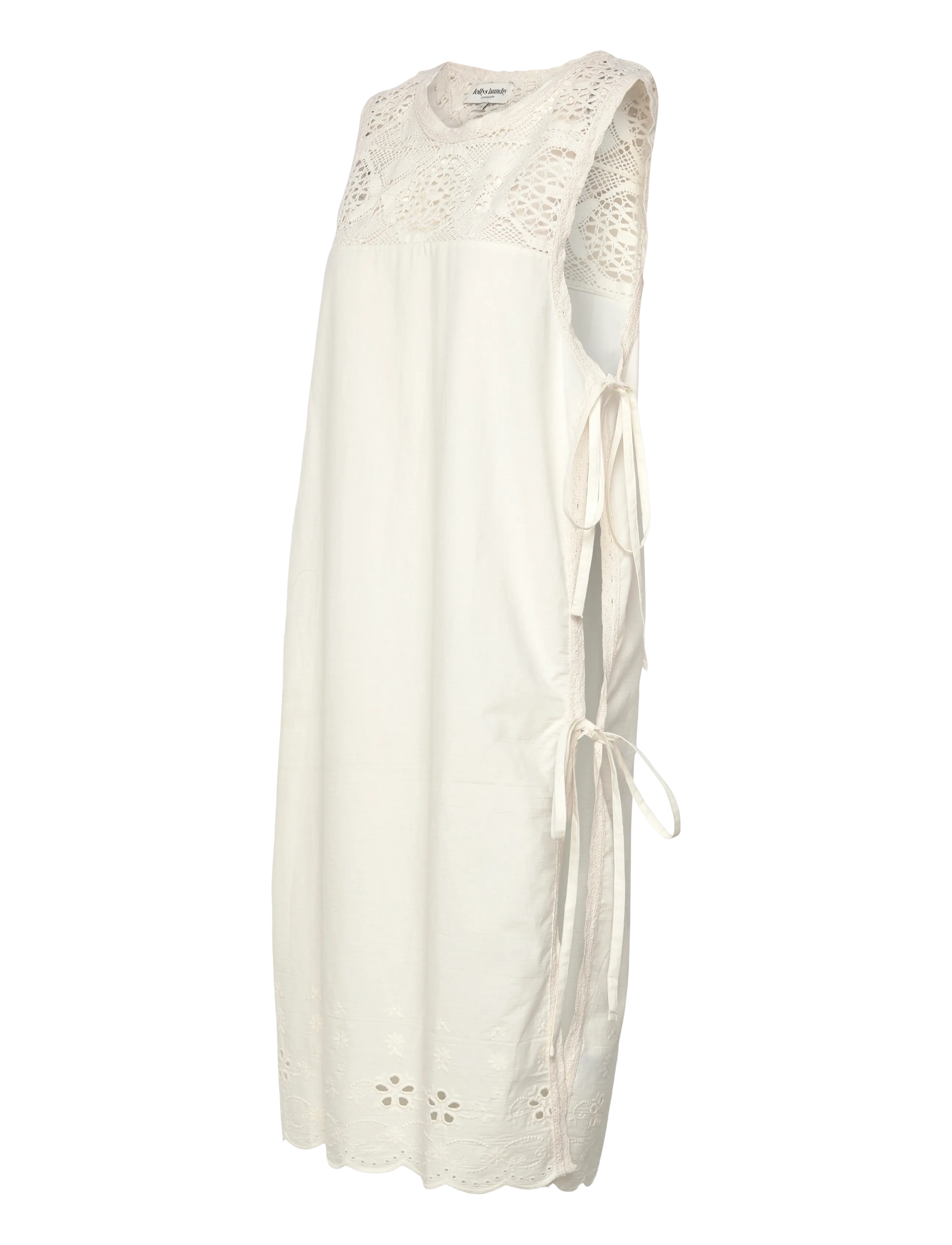 Lollys Laundry - BelloLL Top Long SL - tuniken - white - 2