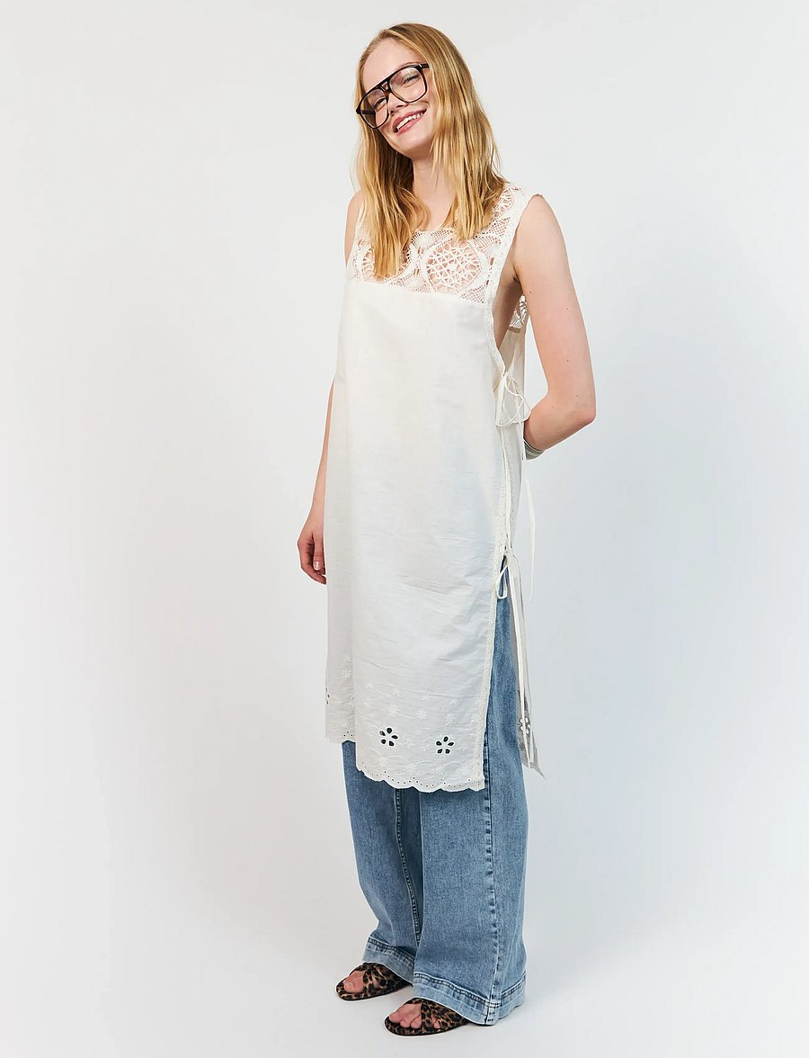 Lollys Laundry - BelloLL Top Long SL - tuniken - white - 0